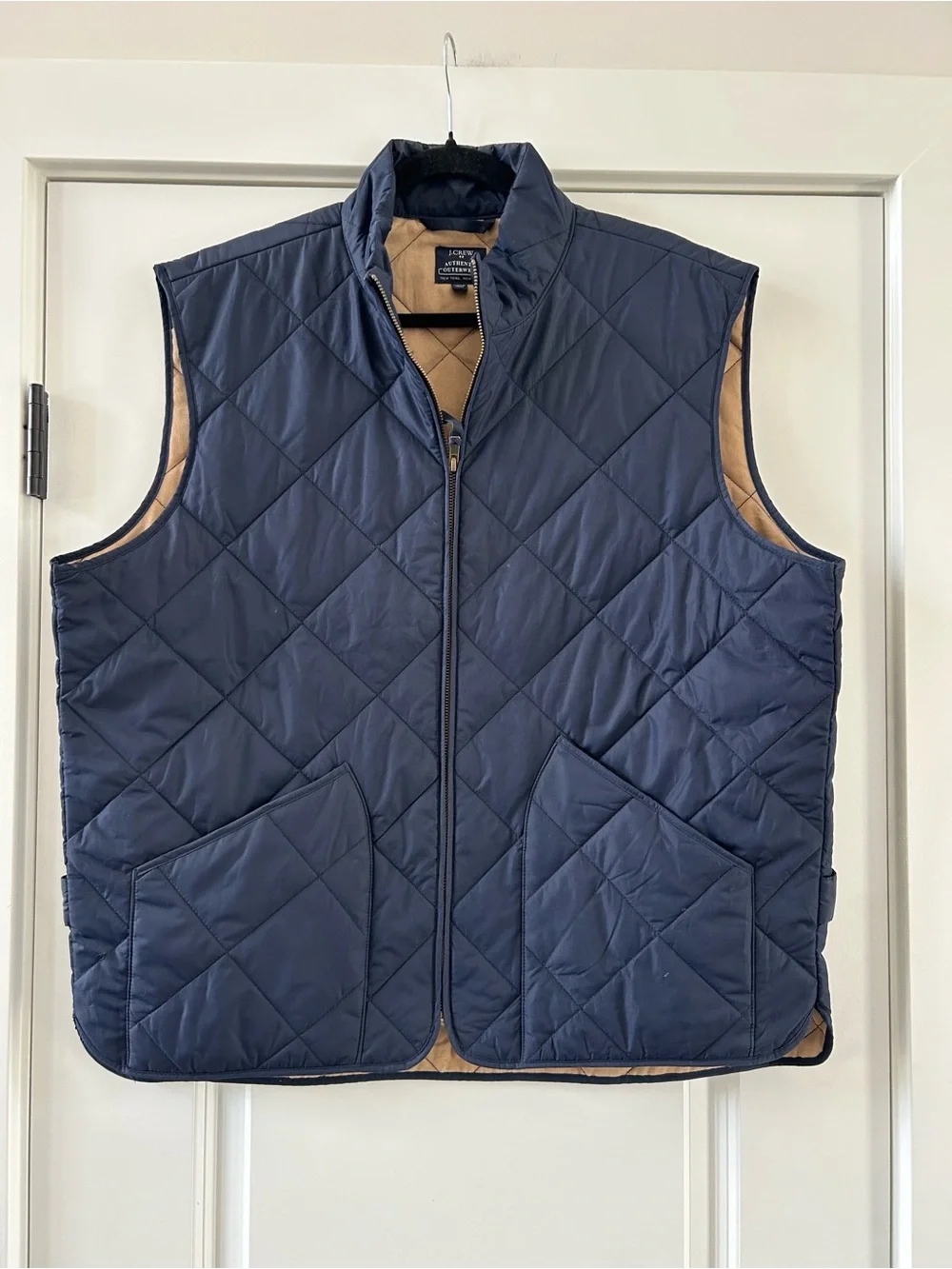 J Crew Quilted Walker Vest Sz XL